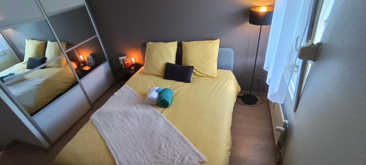 Stylish 1-Bedroom Flat With Beautiful Terrace , For A Cosy Retreat สตราสบูร์ก ภายนอก รูปภาพ